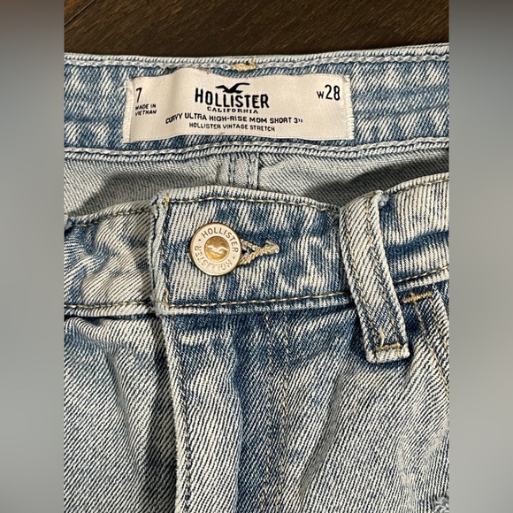 Distressed Denim Women's Shorts - Picture 3 of 4